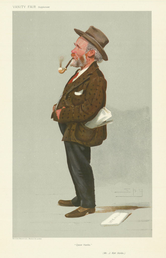 VANITY FAIR SPY CARTOON James Keir Hardie 'Queer Hardie' Labour Party 1906